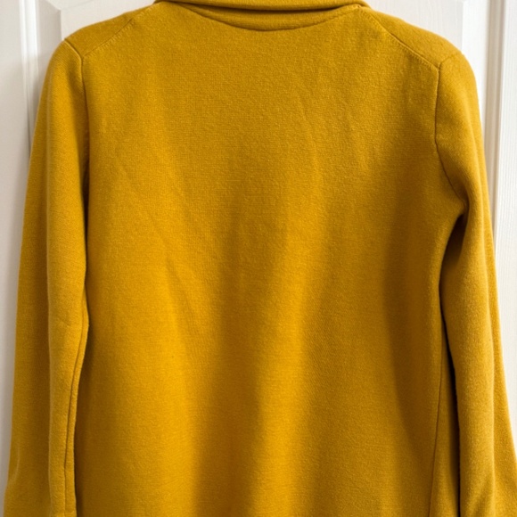 Magaschoni Knit Cardigan Jacket Long Sleeves Mustard Yellow SZ S New W/O tag - Picture 3 of 4